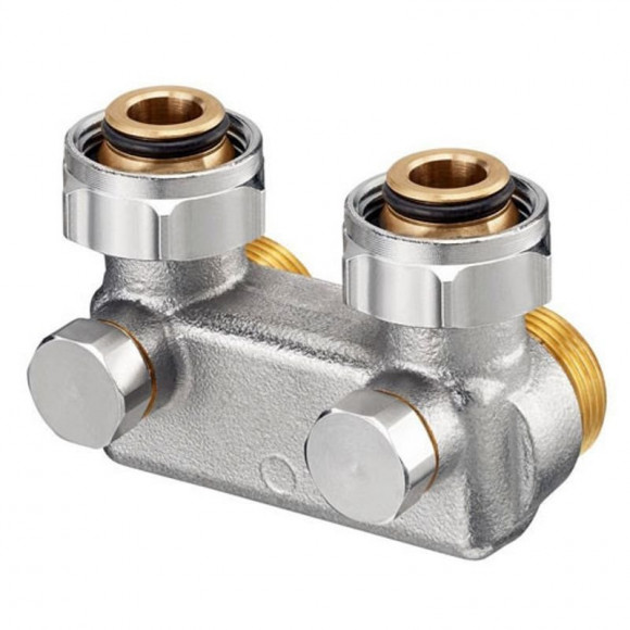Узел для радиатора с функцией отключения угловой 3/4"x3/4" Multiflex Oventrop Узел для радиатора с функцией отключения угловой 3/4"x3/4" Multiflex Oventrop