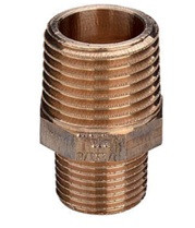 Ниппель переходной 1"х3/4" Viega бронзовый