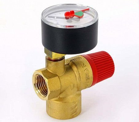 Предохранительный клапан WATTS с манометром SVM 1/2" 3 bar Предохранительный клапан WATTS с манометром SVM 1/2" 3 bar