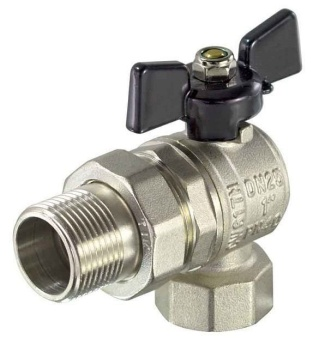 Кран американка угловой ВР-НР 1/2" Тим  