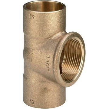 Тройник медная ВР под пайку Viega 35х1/2"х35
