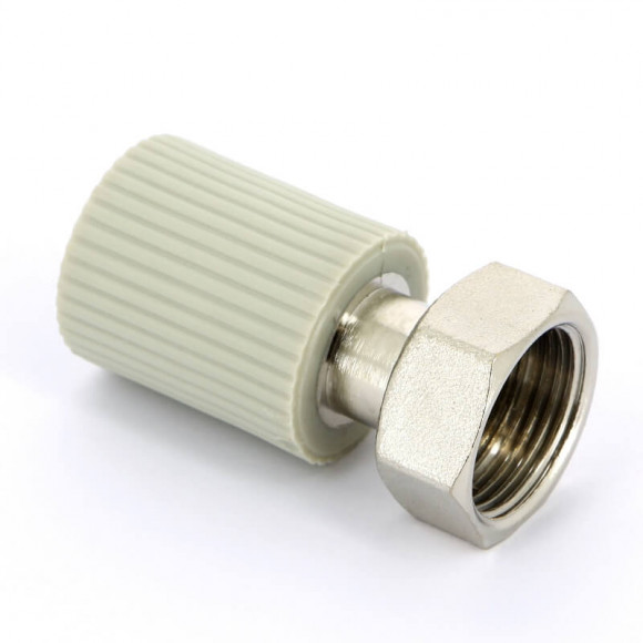 Муфта с накидной гайкой металлический штуцер PPR 20х1/2" FV Plast