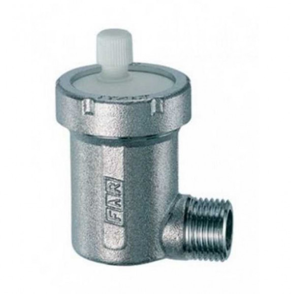 Воздухоотводчик автоматический FAR 1/2" хром угловой Воздухоотводчик автоматический FAR 1/2" хром угловой