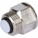 Клапан отсечной 1/2" никелированный STOUT