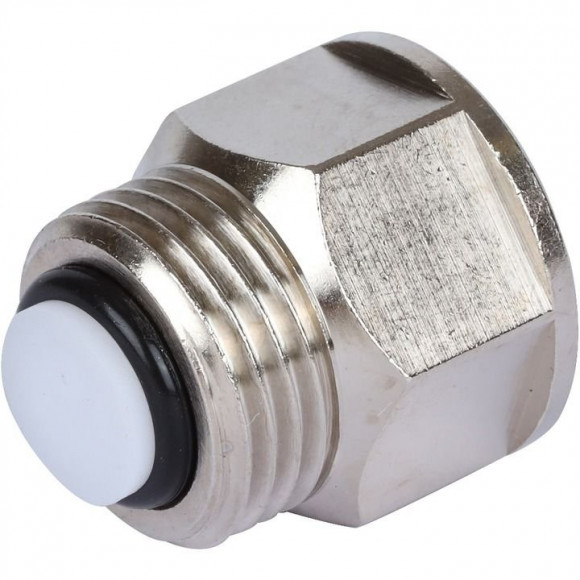 Клапан отсечной 1/2" никелированный STOUT