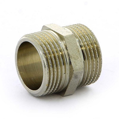 Ниппель резьбовой 1/4" никел. TIEMME