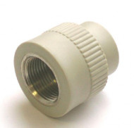 Муфта полипропиленовая комбинированная ВН 25х3/4" PPR FV Plast