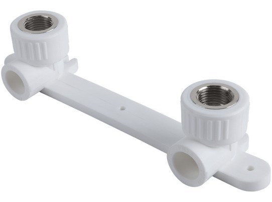 Планка под смеситель ВН 20x1/2" PP-R Политэк Планка под смеситель ВН 20x1/2" PP-R Политэк