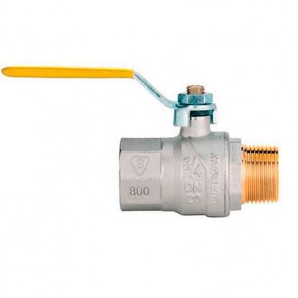 Кран шаровой для газа ВН 3/4" ручка F.I.V
