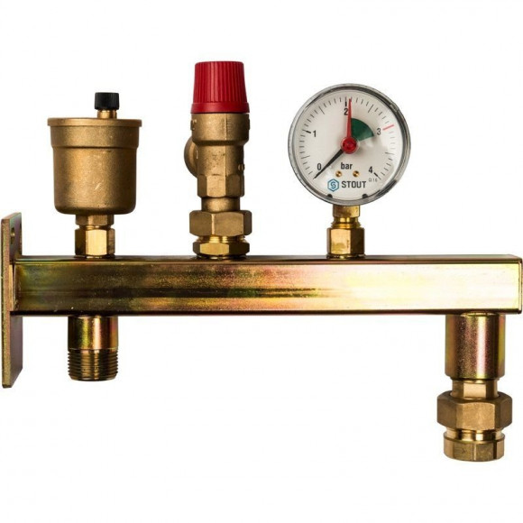 Группа подключения мембранного бака STOUT до 3 бар