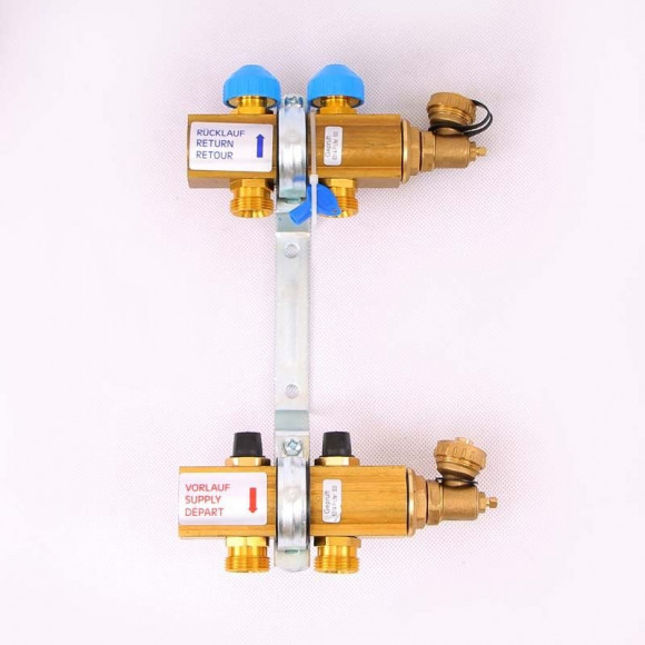 Колл. группа WATTS HKV 1"x3/4" ЕК 2 выхода с термостатом Колл. группа WATTS HKV 1"x3/4" ЕК 2 выхода с термостатом