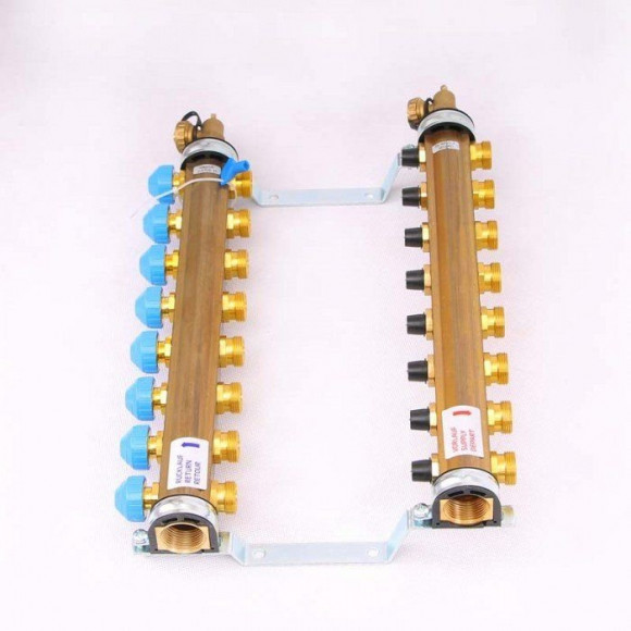 Колл. группа WATTS HKV 1"x3/4" ЕК 8 выходов с термостатом Колл. группа WATTS HKV 1"x3/4" ЕК 8 выходов с термостатом