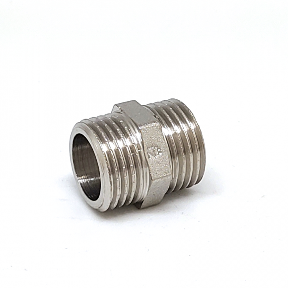 Ниппель никелированный 20 3/4" ш/ш Ниппель никелированный 20 3/4" ш/ш