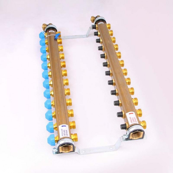 Колл. группа WATTS HKV 1"x3/4" ЕК 12 выходов с термостатом Колл. группа WATTS HKV 1"x3/4" ЕК 12 выходов с термостатом