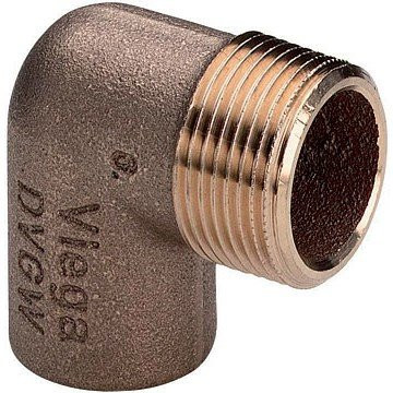Угольник медный НР под пайку Viega 28x3/4" Угольник медный НР под пайку Viega 28x3/4"