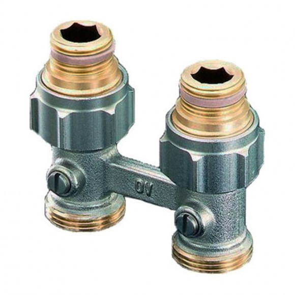 Узел нижнего подключения радиатора прямой 1/2"х3/4" Multiflex F Oventrop Узел нижнего подключения радиатора прямой 1/2"х3/4" Multiflex F Oventrop