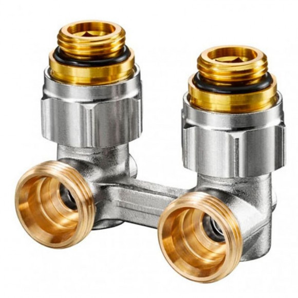 Узел нижнего подключения радиатора угловой 1/2"х3/4" Multiflex F Oventrop Узел нижнего подключения радиатора угловой 1/2"х3/4" Multiflex F Oventrop