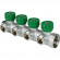 Коллектор FAR 3/4" 4 выхода M24x19 хромированный с вентилями Коллектор FAR 3/4" 4 выхода M24x19 хромированный с вентилями